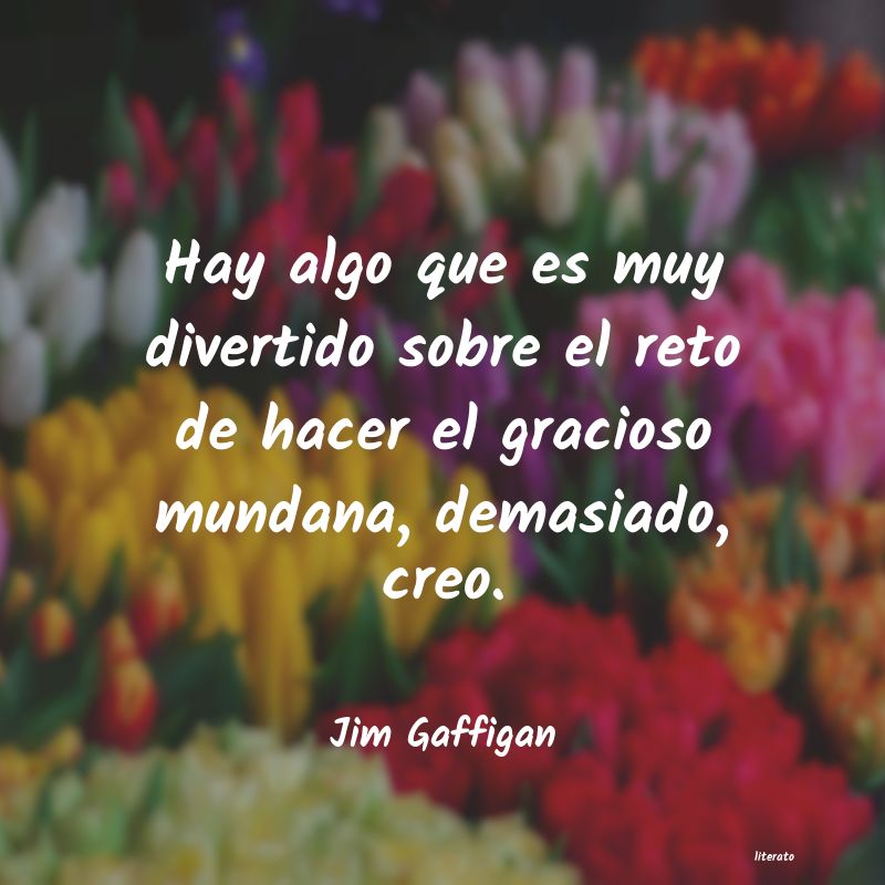 frases de Jim Gaffigan