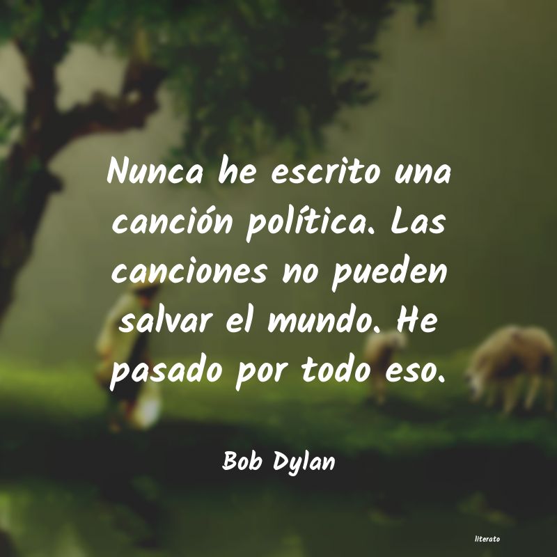 Frases de Bob Dylan