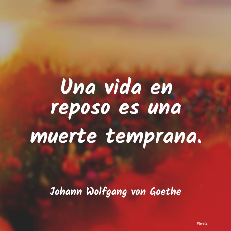 Frases de Johann Wolfgang von Goethe