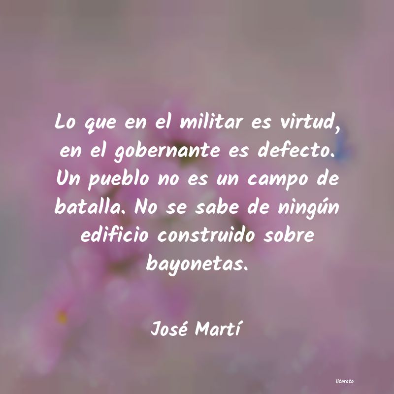 Frases de José Martí