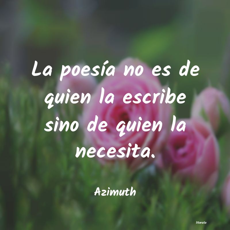 Frases de Azimuth