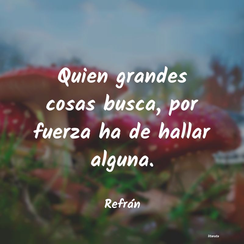 Frases de Refrán