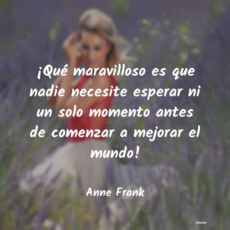 Frases de Anne Frank