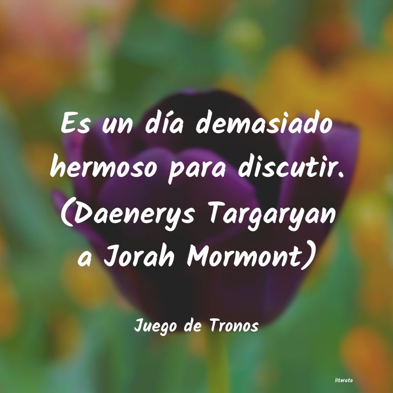 frases de Juego de Tronos