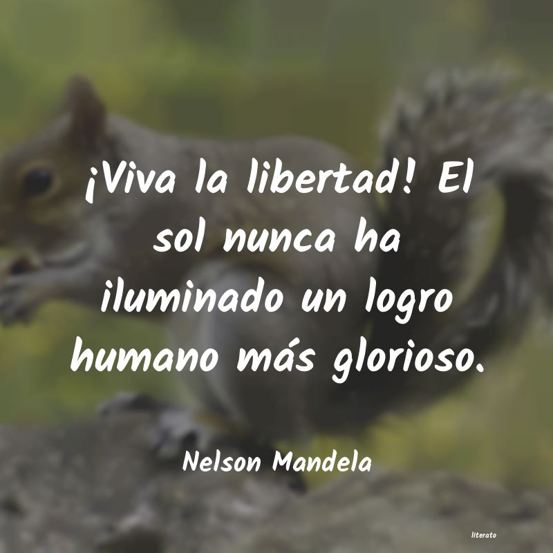frases de Nelson Mandela