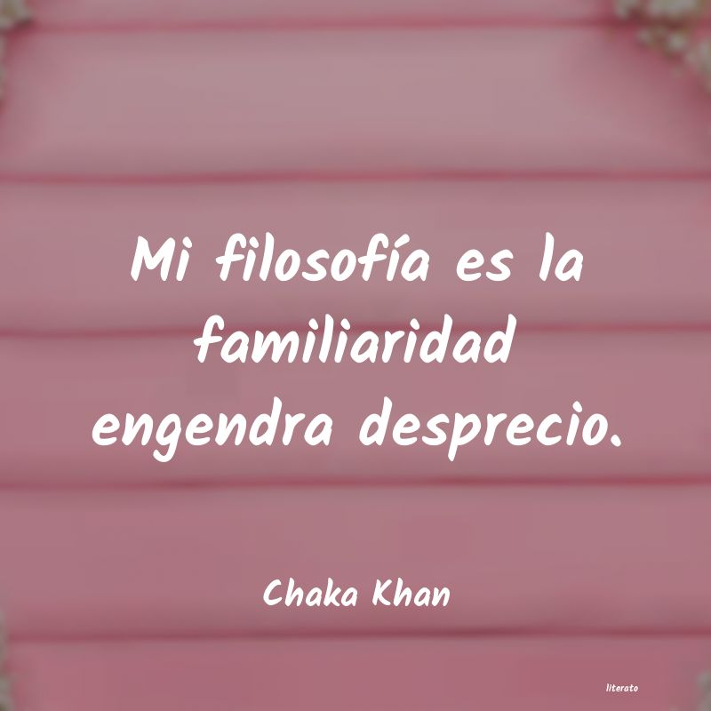 Frases de Chaka Khan