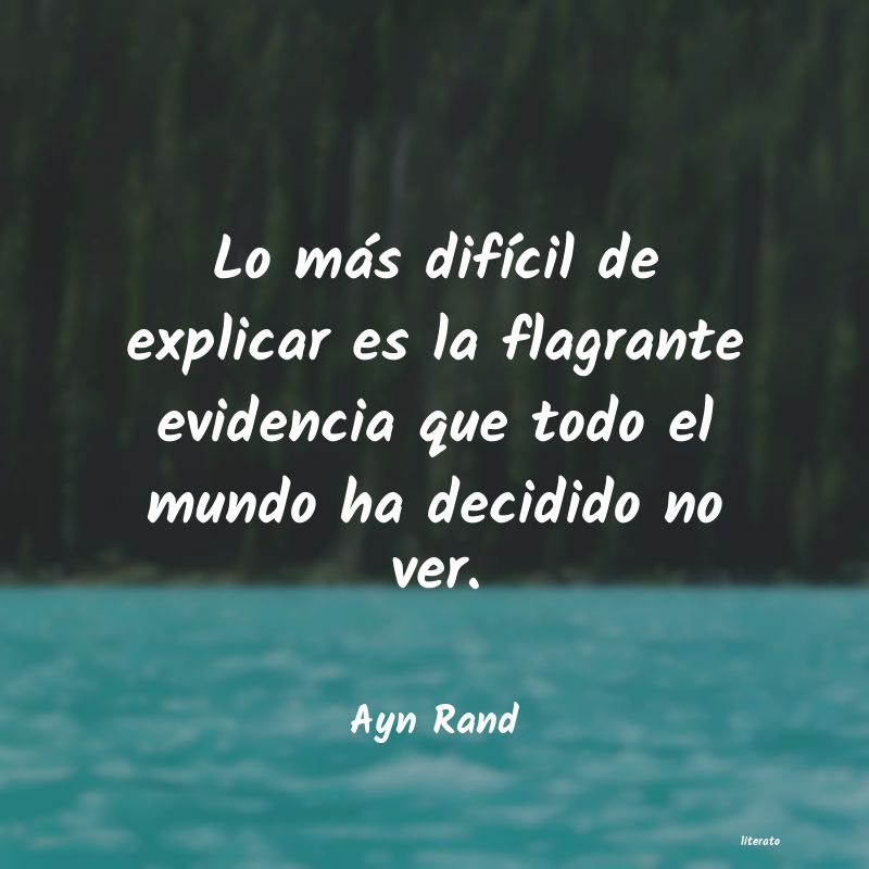 frases de Ayn Rand