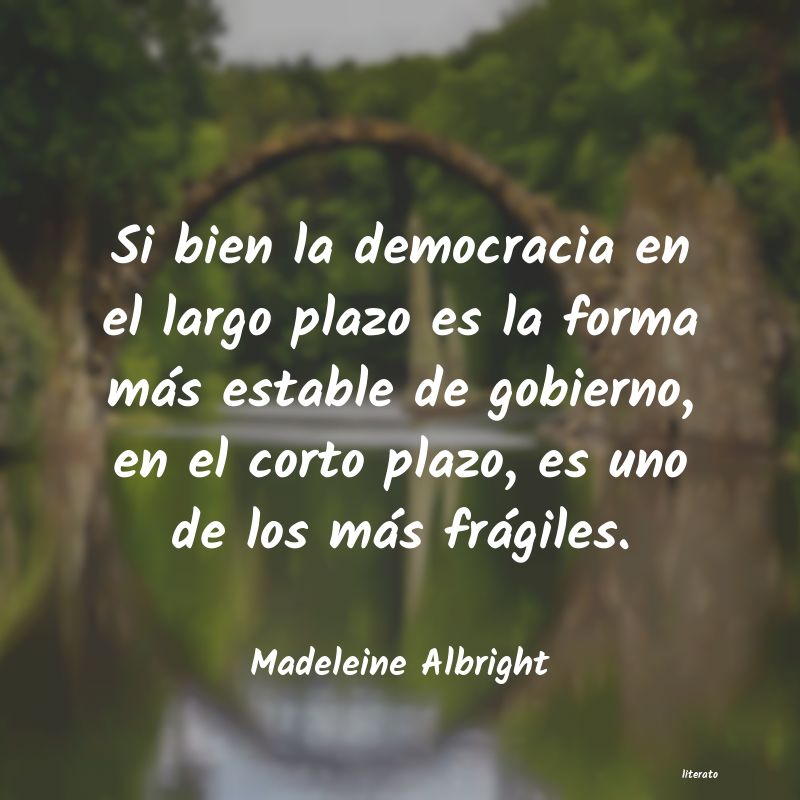 Frases de Madeleine Albright