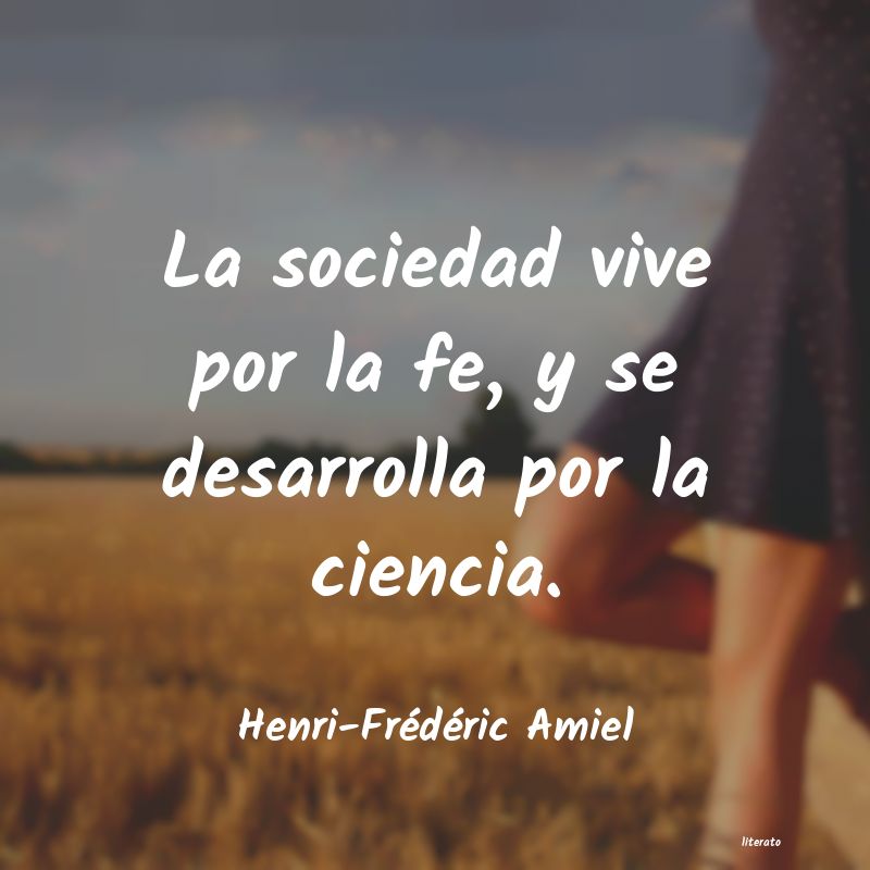 Frases de Henri-Frédéric Amiel