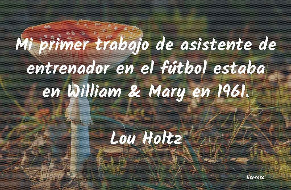 Frases de Lou Holtz