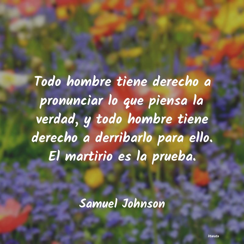frases de Samuel Johnson