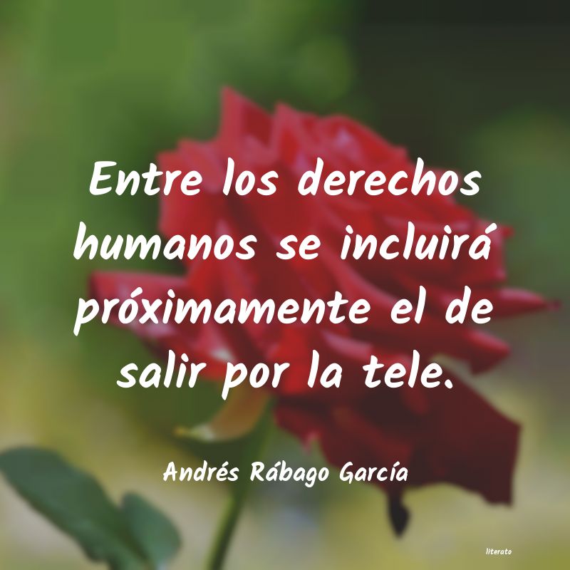 Frases de Andrés Rábago García