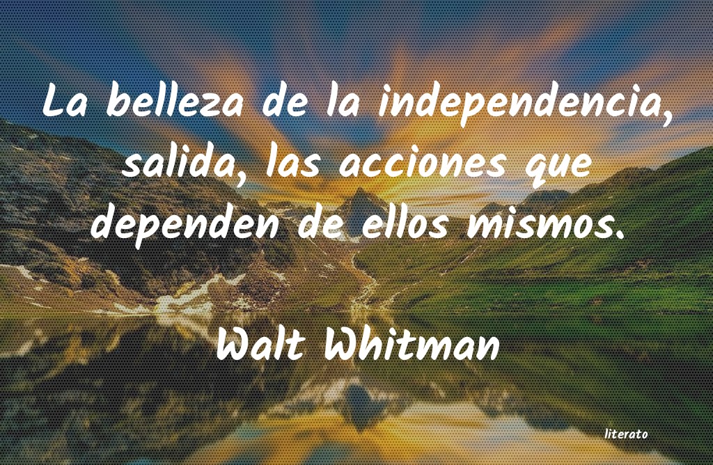 Frases de Walt Whitman