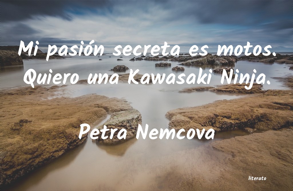 frases de Petra Nemcova