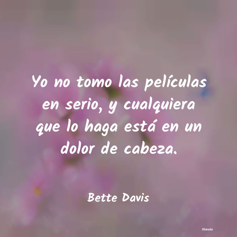 Frases de Bette Davis