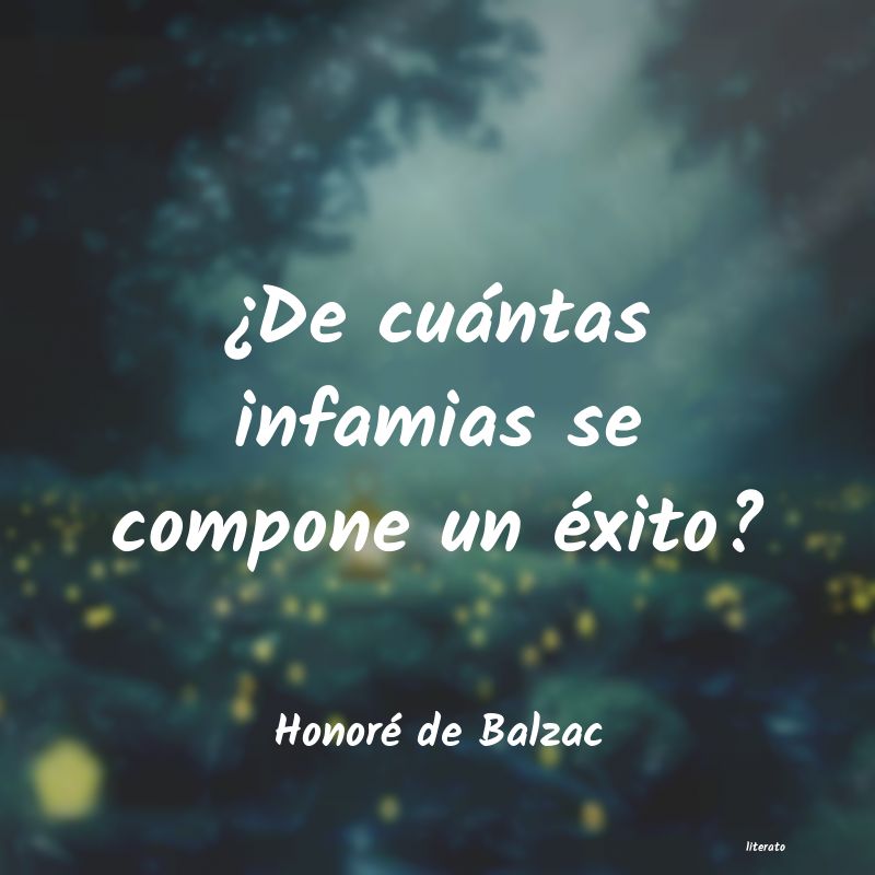 Frases de Honoré de Balzac