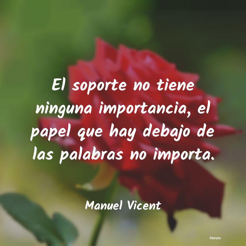 frases de Manuel Vicent