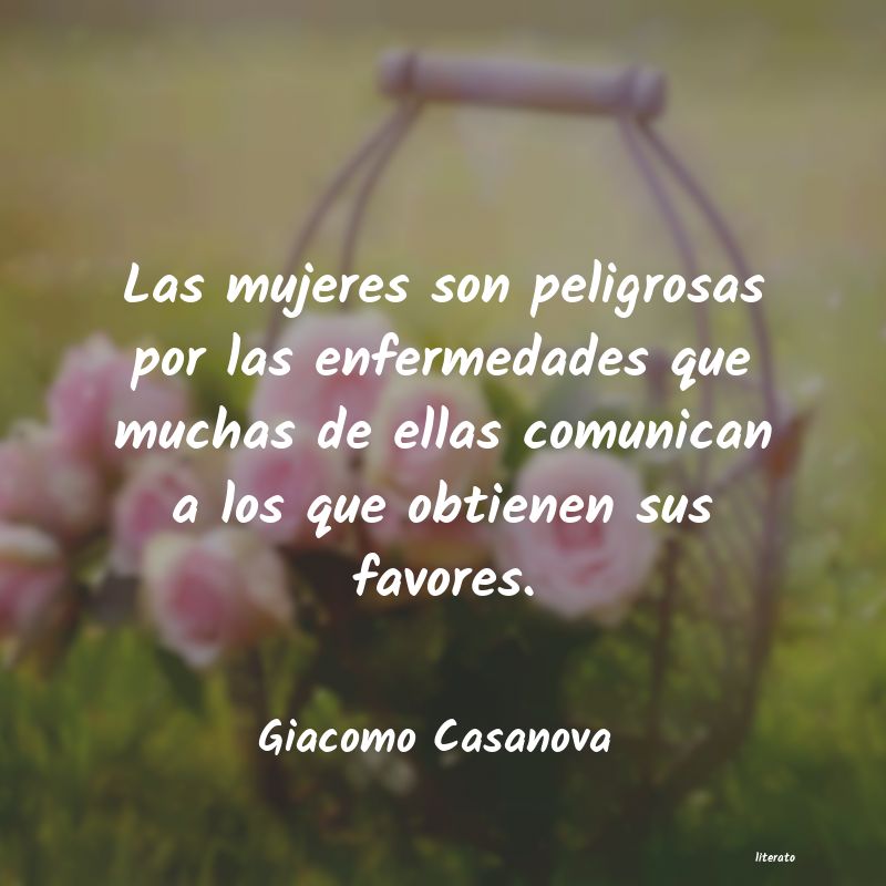 Frases de Giacomo Casanova