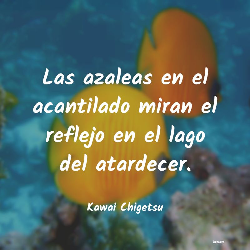 frases de Kawai Chigetsu