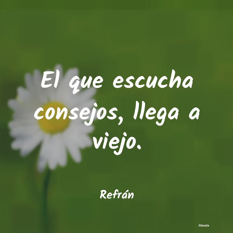 frases de Refrán
