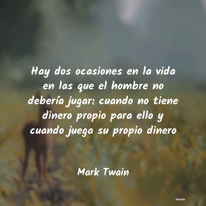 frases de Mark Twain