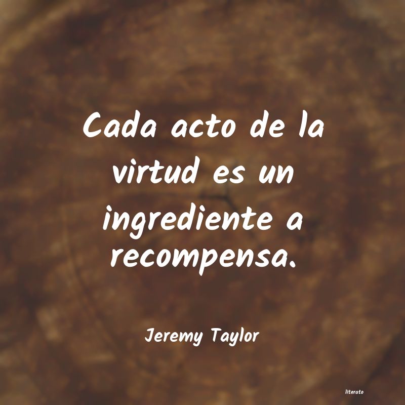 Frases de Jeremy Taylor