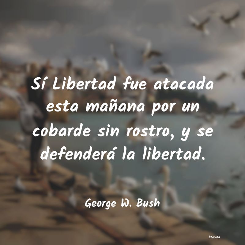 Frases de George W. Bush