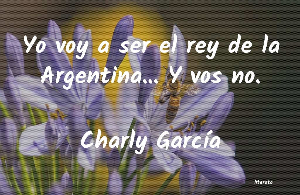 frases de Charly GarcÃÂa