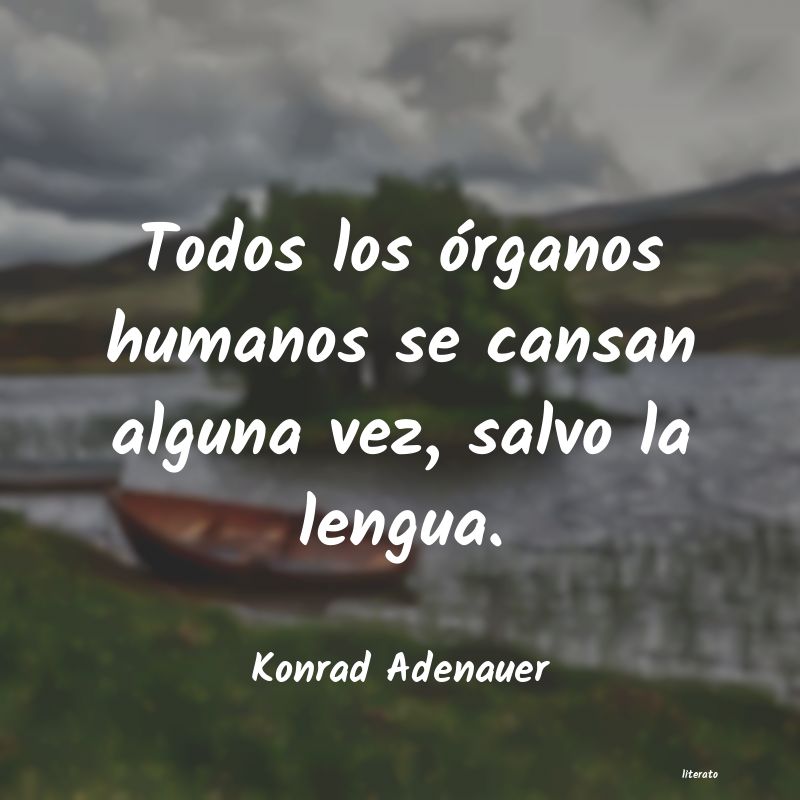 frases de Konrad Adenauer