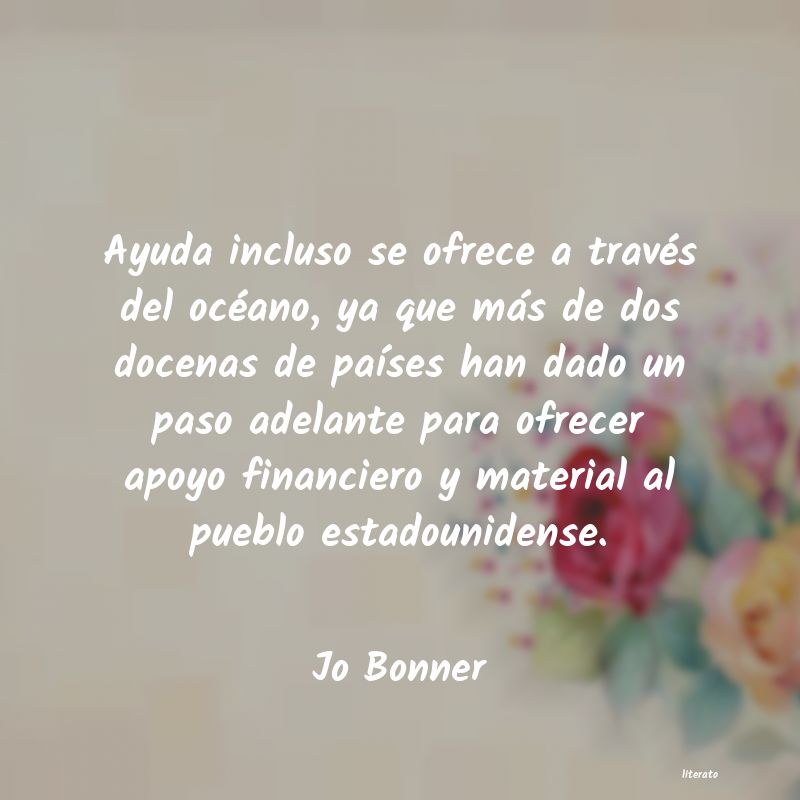 Frases de Jo Bonner