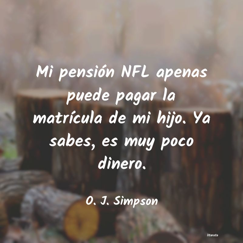 frases de O. J. Simpson