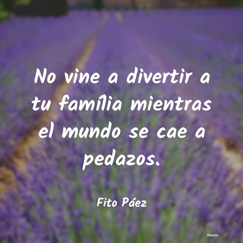 Frases de Fito Páez