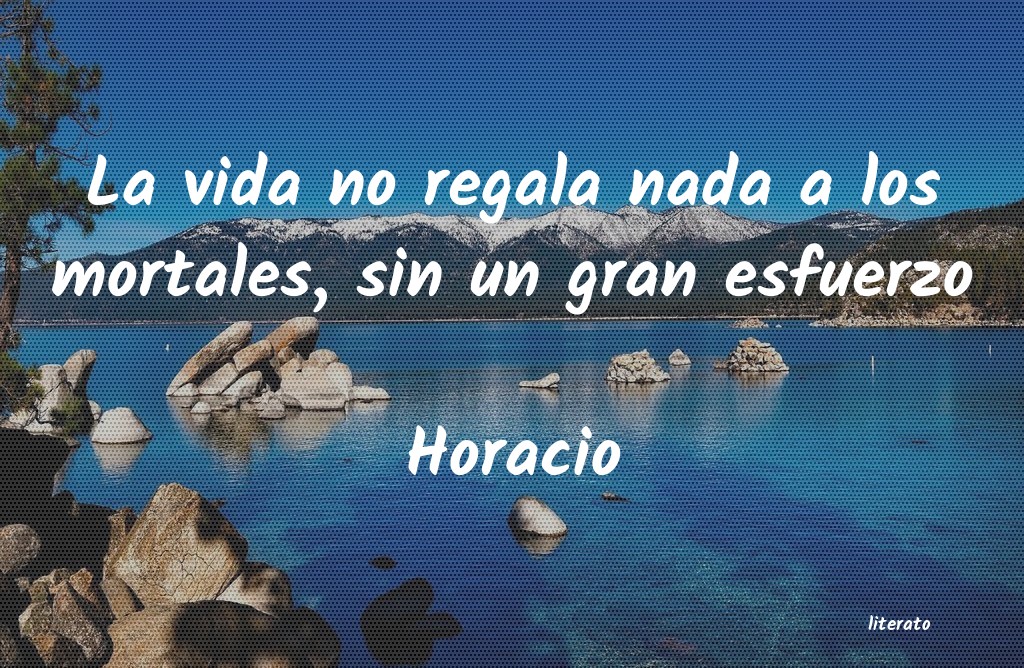 frases de Horacio