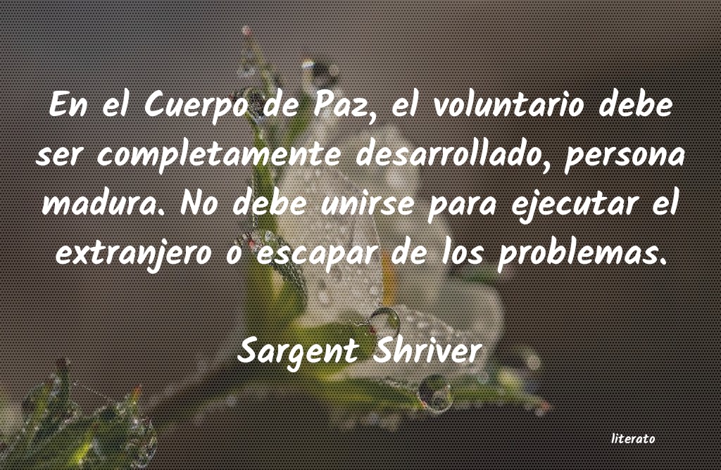 Frases de Sargent Shriver