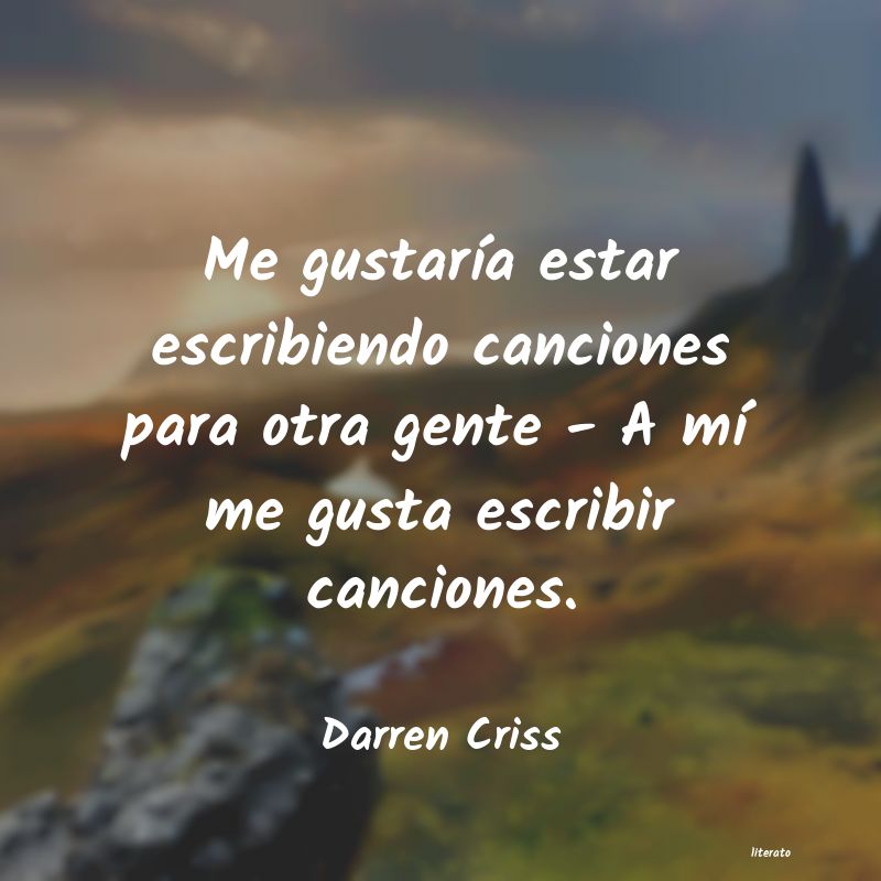 frases de Darren Criss
