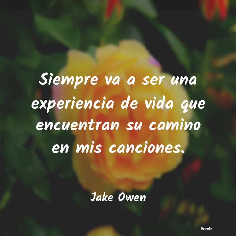 frases de Jake Owen