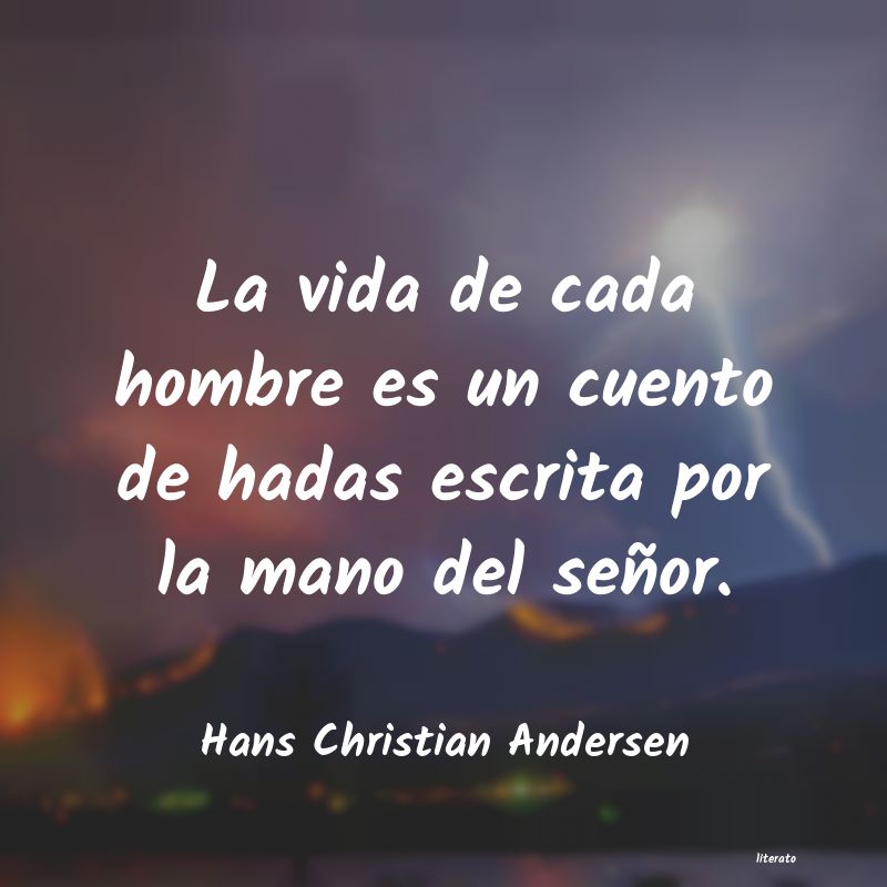 frases de Hans Christian Andersen