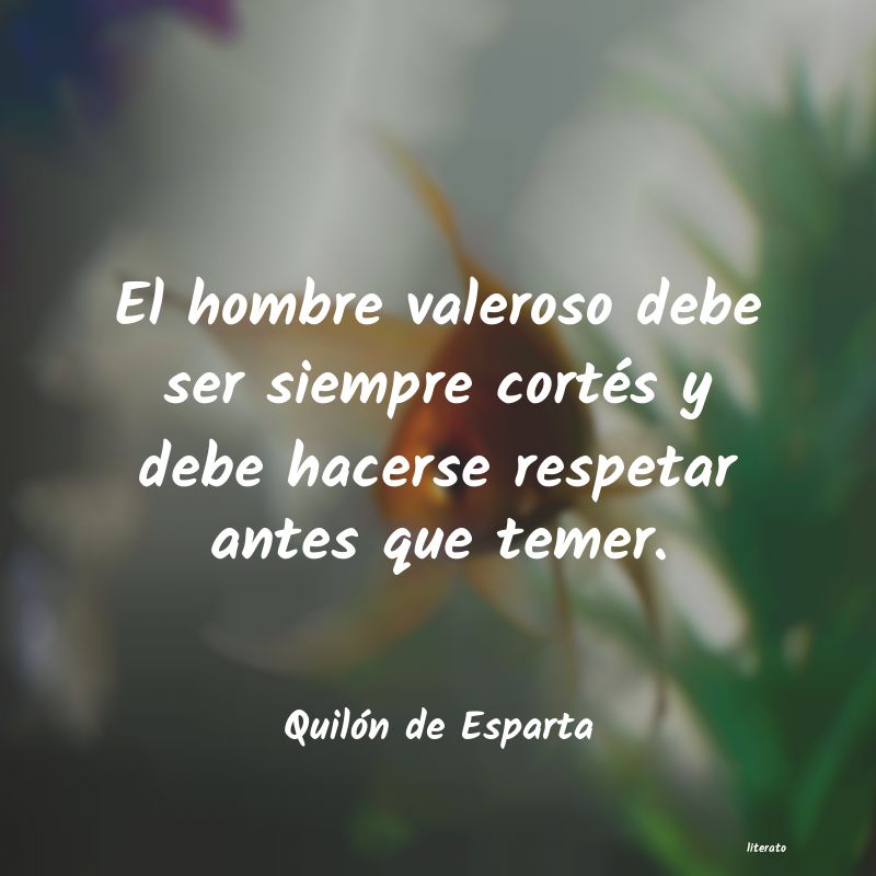 Frases de Quilón de Esparta