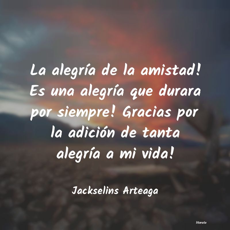 frases de Jackselins Arteaga
