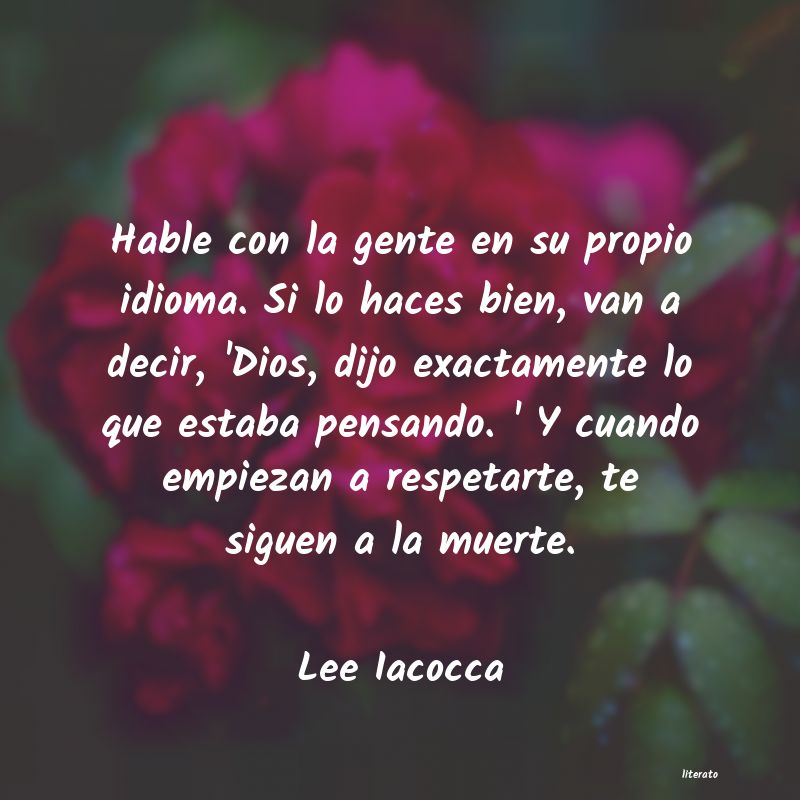 frases de Lee Iacocca