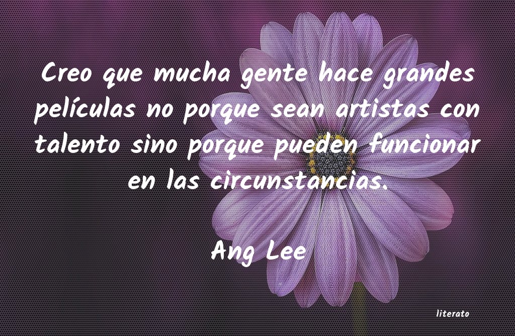 frases de Ang Lee