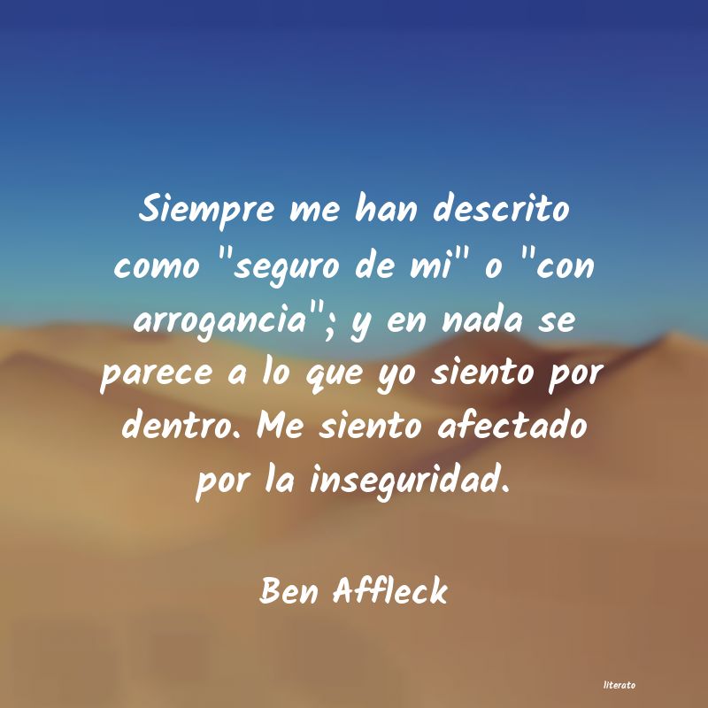 Frases de Ben Affleck