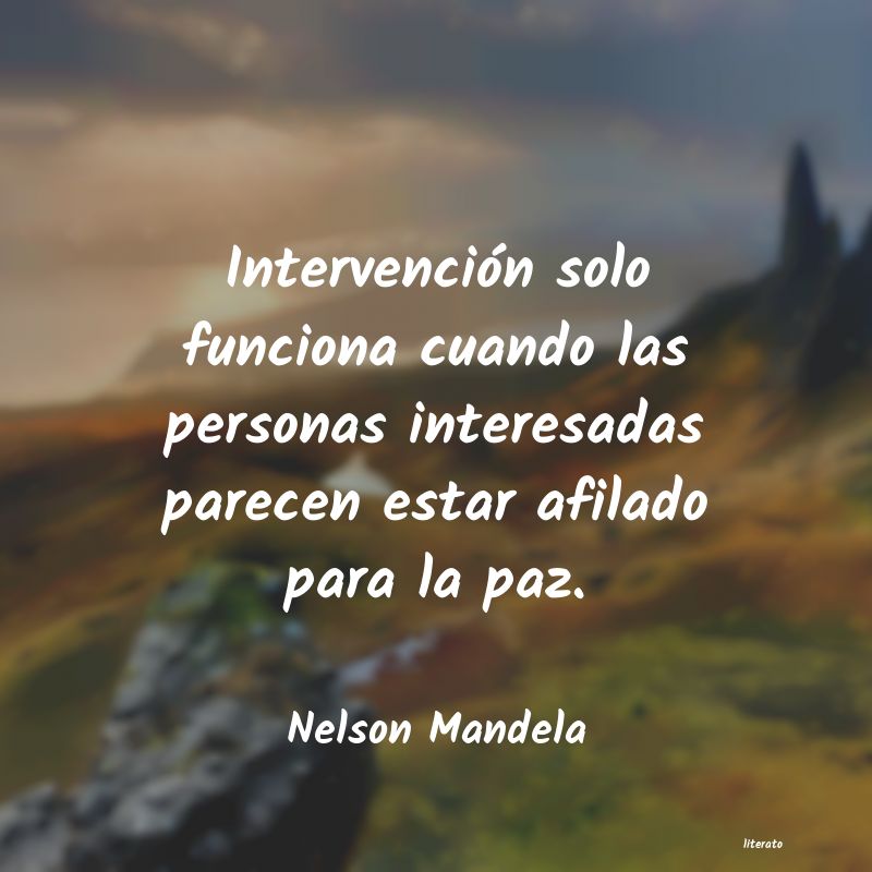 frases de Nelson Mandela