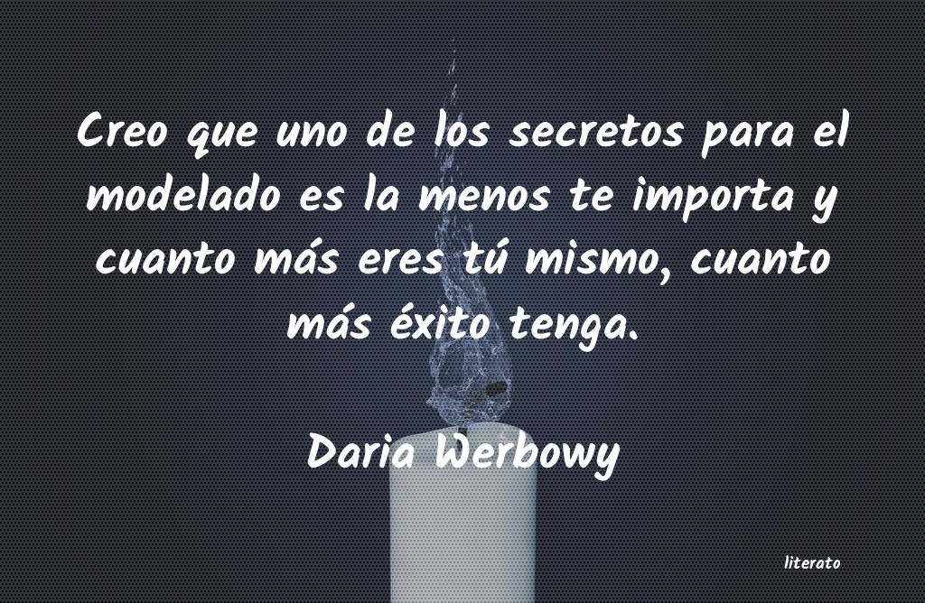 frases de Daria Werbowy