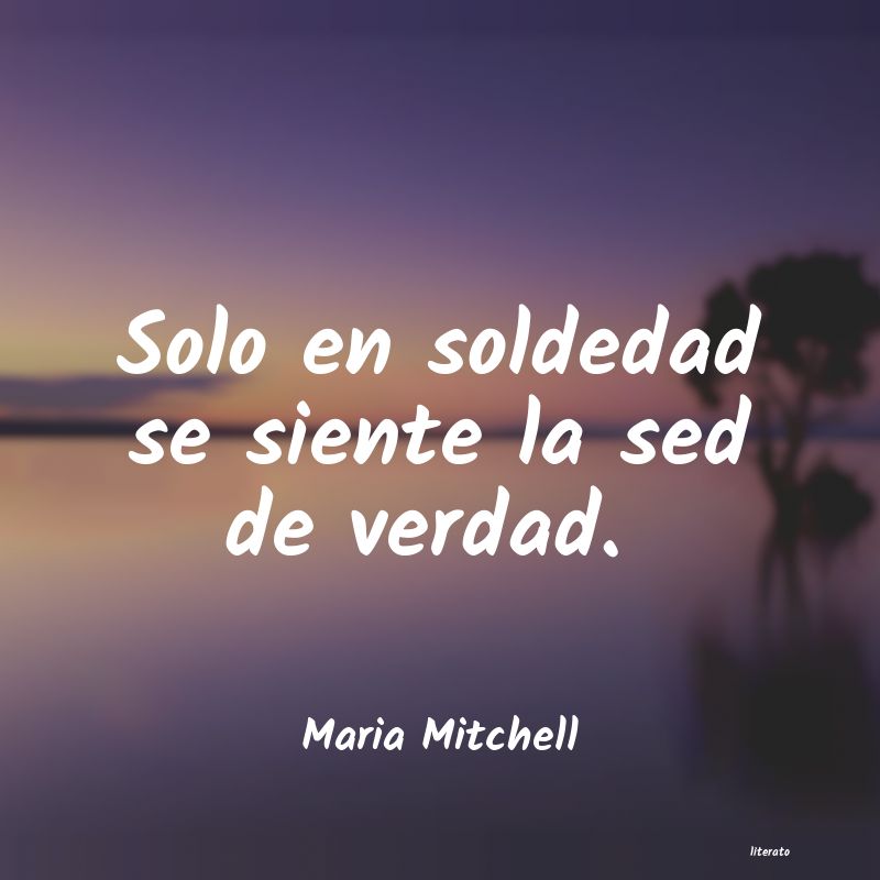 Frases de Maria Mitchell