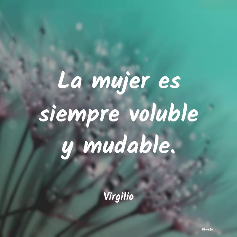 frases de Virgilio