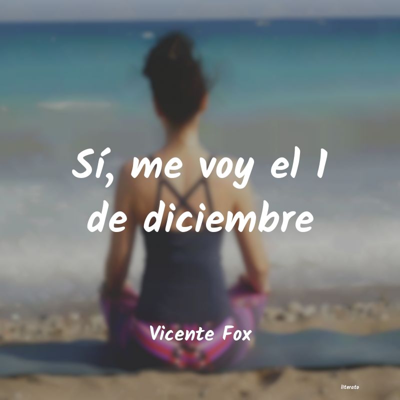 Frases de Vicente Fox