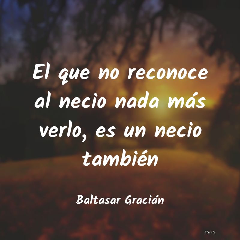 Frases de Baltasar Gracián