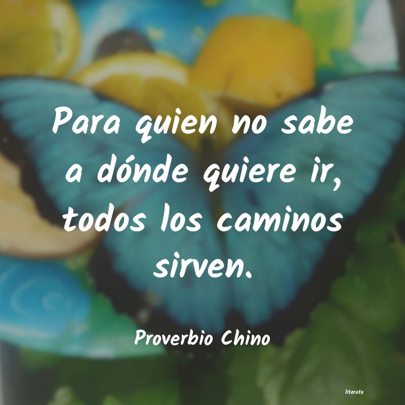 frases de Proverbio Chino