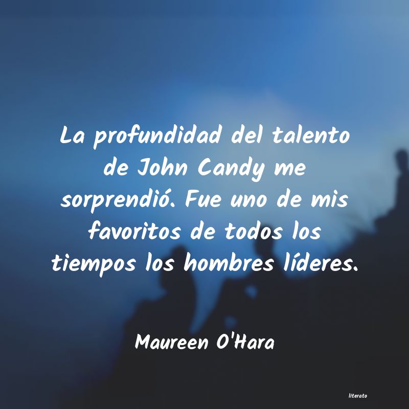 Frases de Maureen O'Hara